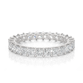 Princess Cut wedding Eternity band